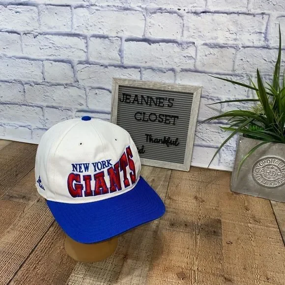 Vintage 90s New York Giants Apex One Classic Collection Hat Cap NFL.